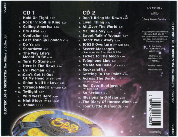 Electric Light Orchestra – The Ultimate Collection 2 Discs (Used) (Mint Condition)