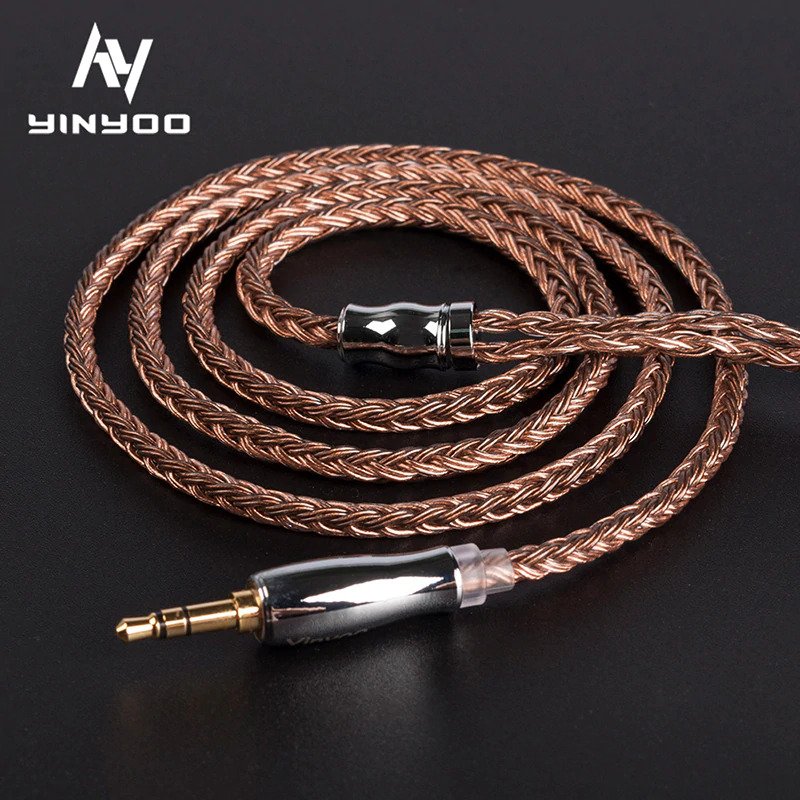 Yinyoo 16 Core High Purity Copper Cable 3.5 MM With MMCX/2PIN/QDC TFZ FOR BLON BL-03
