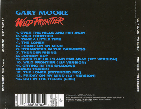 Gary Moore – Wild Frontier (Used) (Mint Condition)